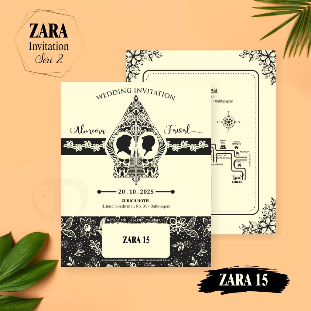 

SERI ZARA | CETAK UNDANGAN - UNDANGAN PERNIKAHAN MURAH - UNDANGAN NIKAH GLOSSY - UNDANGAN CUSTOM ZARA JASMINE