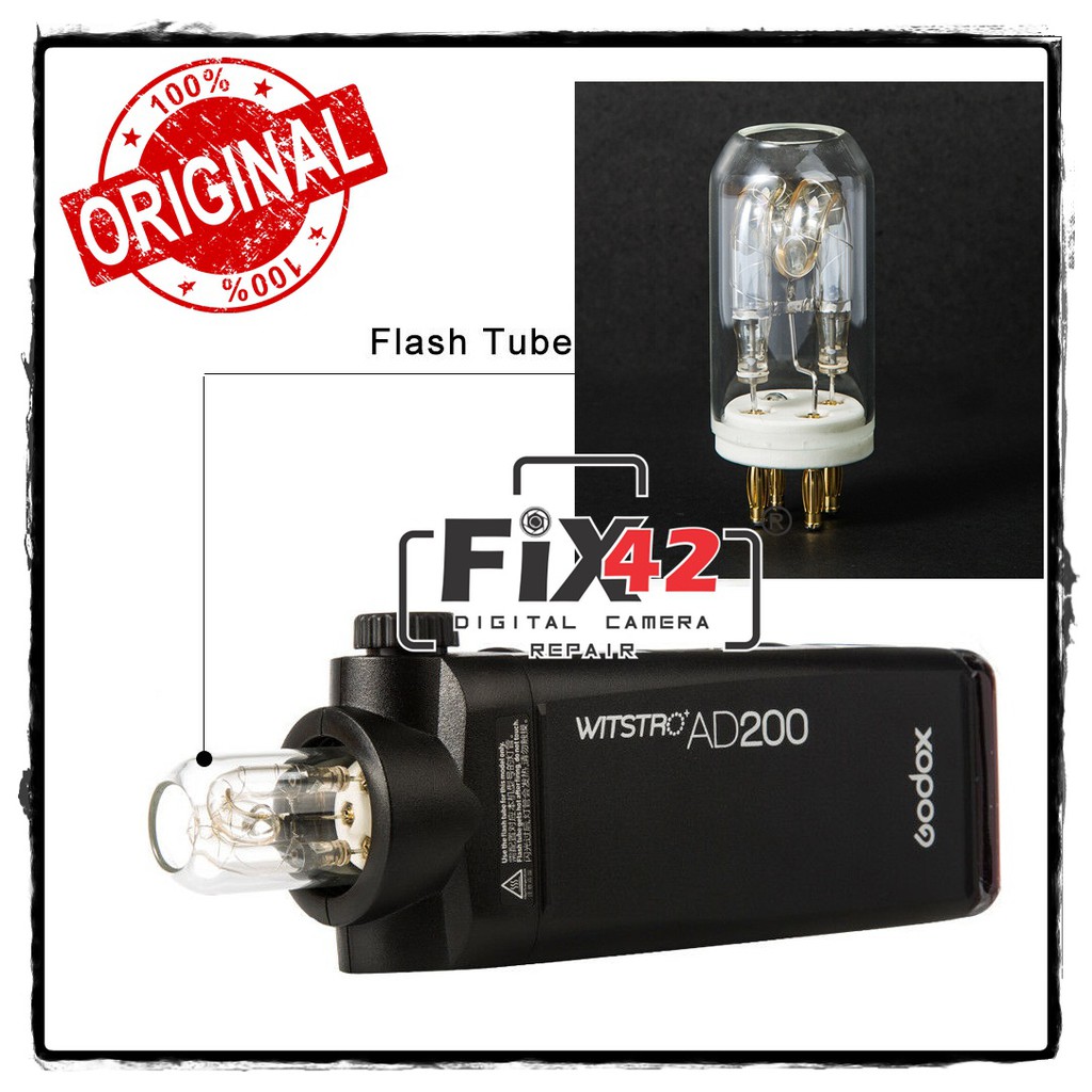 Jual Godox Flash Tube AD200 200W Bare Bulb For Godox AD200 Flashpoint