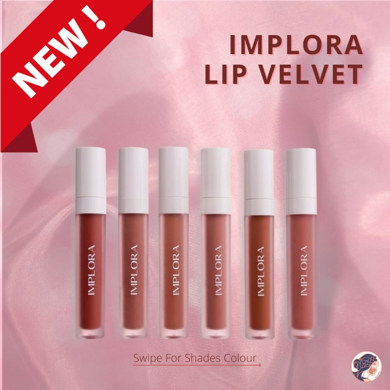 IMPLORA LIP VELVET MATTE BPOM TERSEGEL ORIGINAL