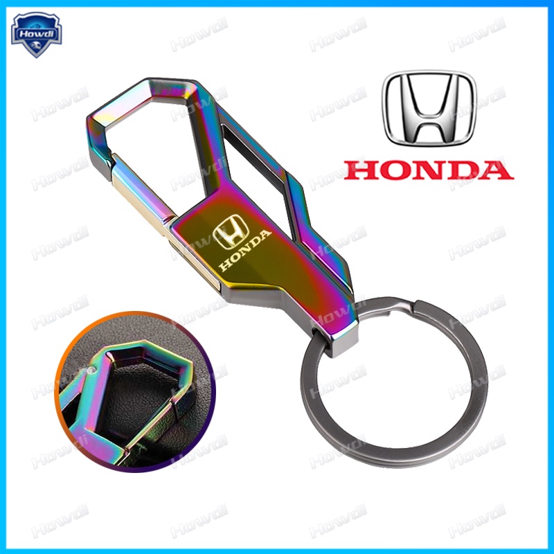 Gantungan Kunci Bahan Alloy Metal Dengan logo Honda