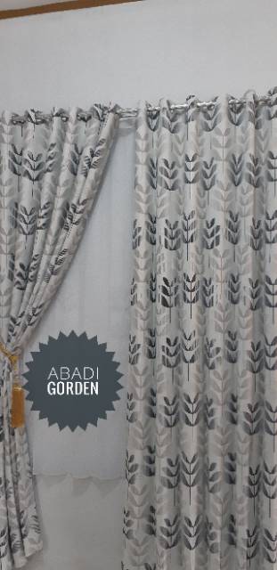 GORDEN BLACKOUT BLAZER AMANDA KUNING, ABU HITAM 12 SEMOKRING UKURAN 100×200 JENDELA PINTU