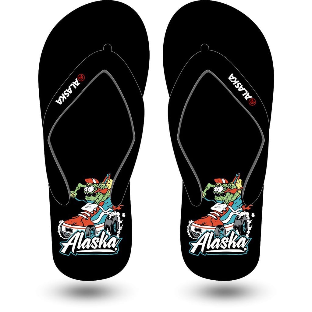 Sandal Jepit Pria Terbaru Sendal Printing Merk ALASKA terbaru termurah terlaris