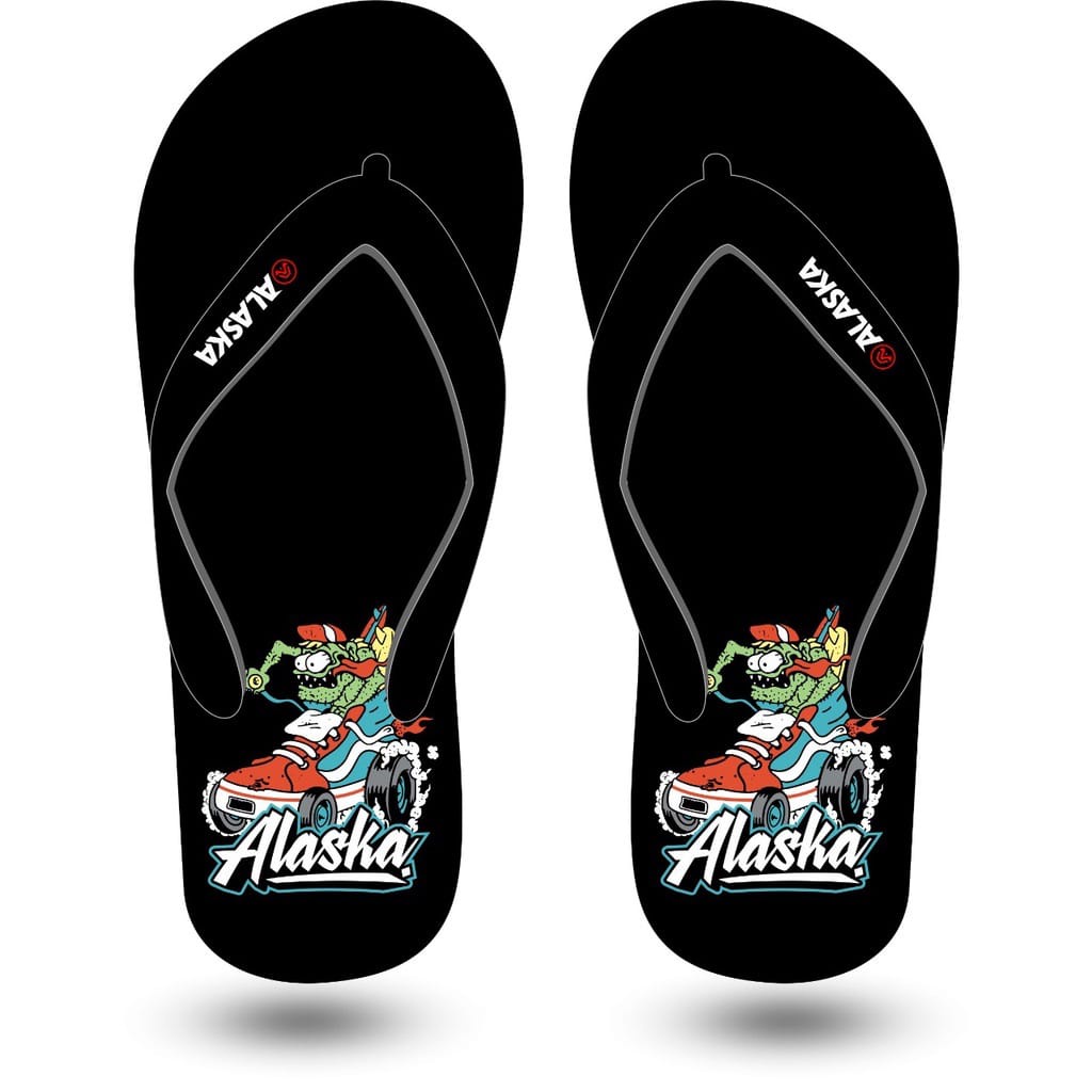 Sandal Jepit Pria Terbaru Sendal Printing Merk ALASKA terbaru termurah terlaris