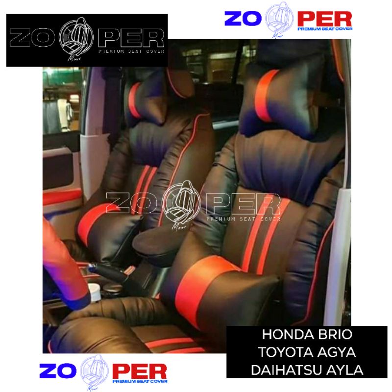 SARUNG JOK MOBIL HONDA BRIO MODEL SOFA / SARUNG JOK MOBIL TOYOTA AGYA SARUG JOK AYLA