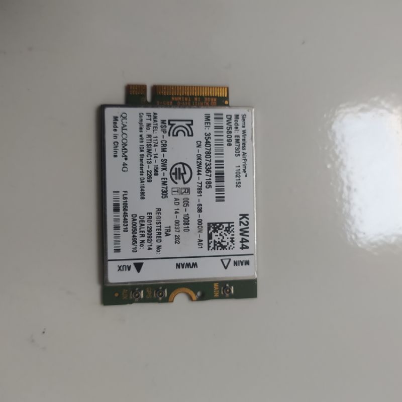 Modul 4G  WWAN Model EM7305 DW5809e