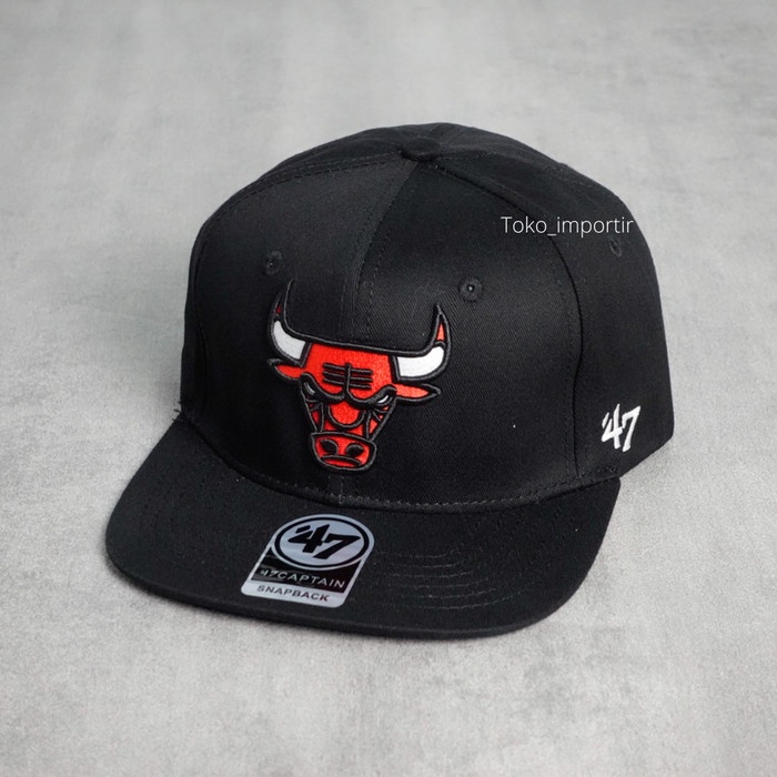 Topi Pria topi baseball pria Bulls NBA import mirror ORI - Snapback A(J6X1) Topi Pria Topi Pria Orig