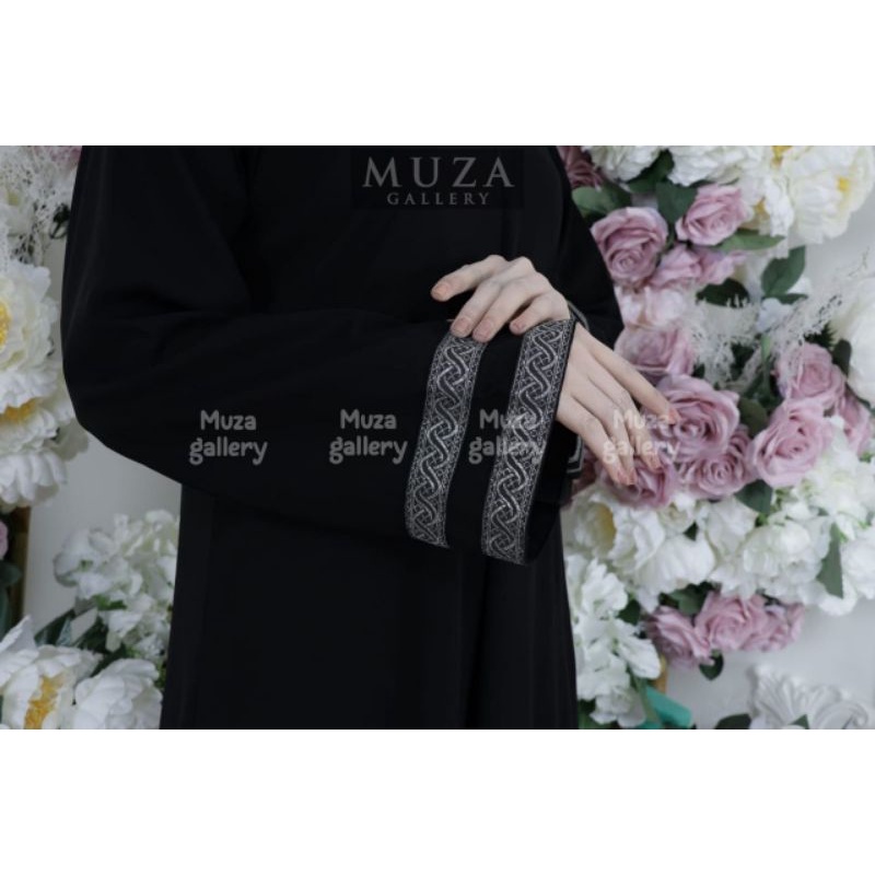 MUZA ABAYA HITAM ABAYA TURKEY ATHIFAH (BUSUI)