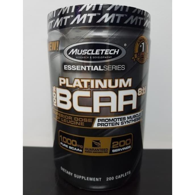 ⭐⭐ KORTING SUPLEMEN GYM PEMULA⭐⭐ MUSCLETECH PLATINUM BCAA 200 CAPS PLATINUMBCAA 200CAPS