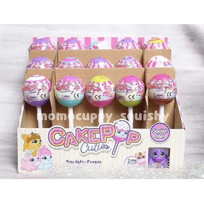 Squishy licensed cakepop cuties blind box ORIGINAL ( DIJAMIN ASLI)