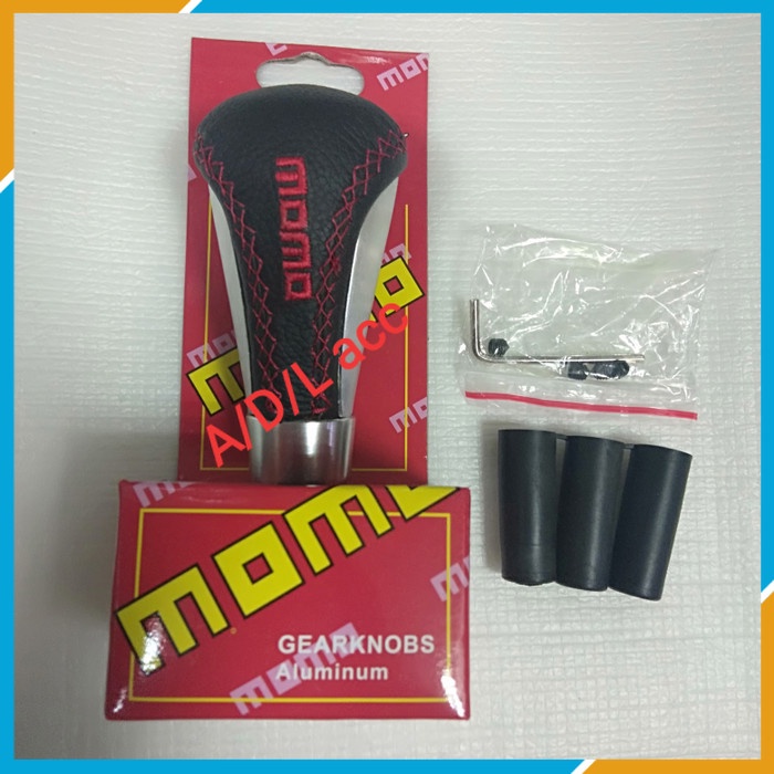 VARIASI gear SHIFT knop KNOB racing gigi TUAS persneling KULIT MOBIL MANUAL racing hitam silver UNIV