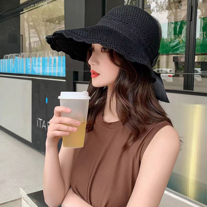 Topi Nelayan Model Lipat 6 Warna Gaya Korea Untuk Wanita