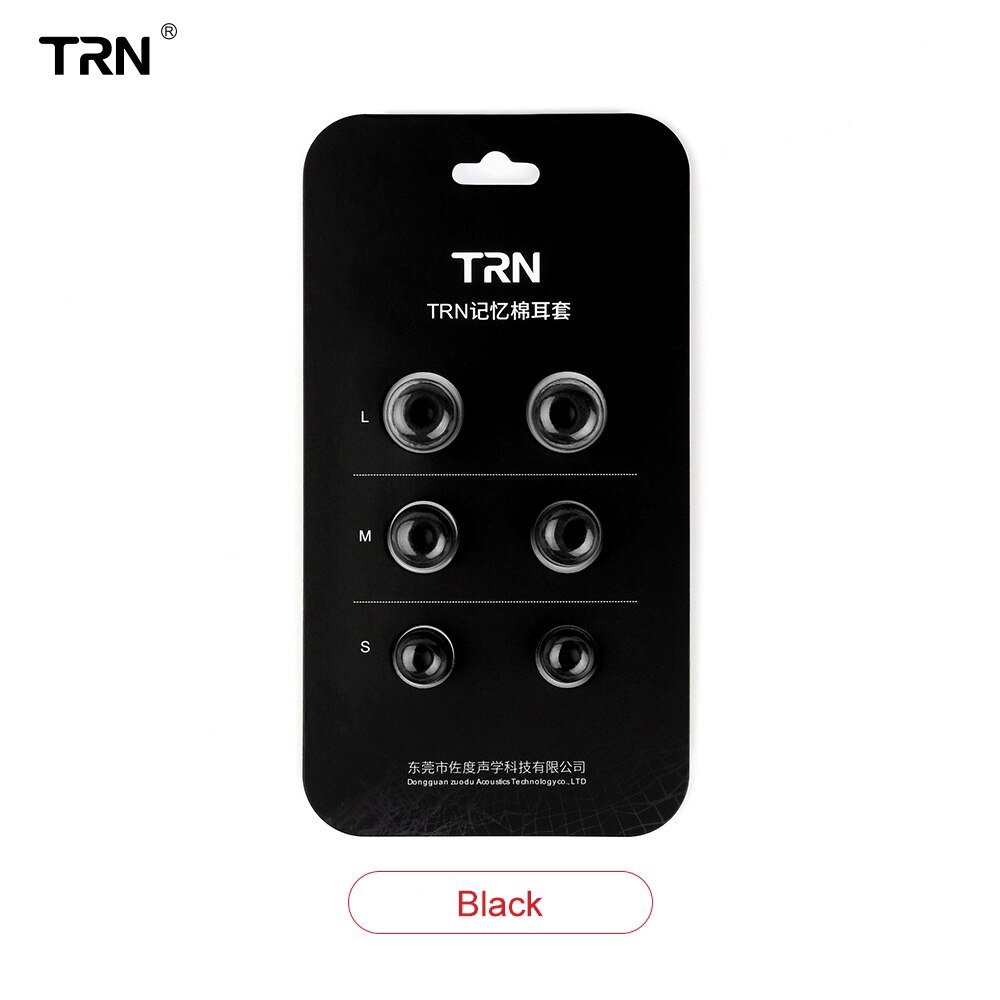 Trn 3 Pasang / 6pcs Eartips Memory Foam L / M / S 4.5mm Noise Isolating Trn V80 Im1 Im2