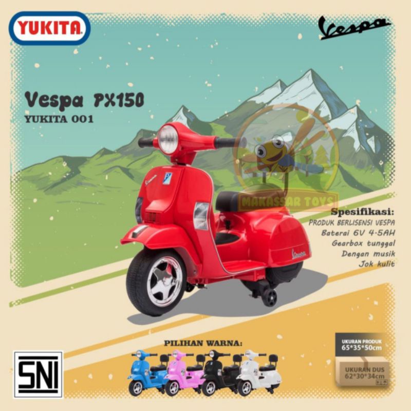 MOTOR AKI ANAK YUKITA 001 VESPA PX150