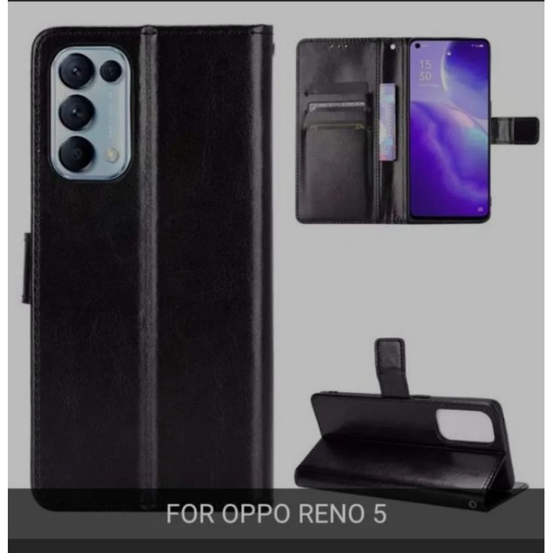 CASE DOMPET FLIP OPPO RENO 5