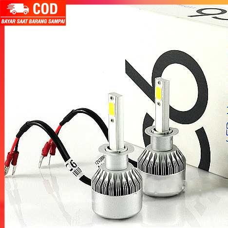 (100% BARANG ORI) Kaifuli Lampu Mobil Headlight LED H1 COB 2 PCS - C6