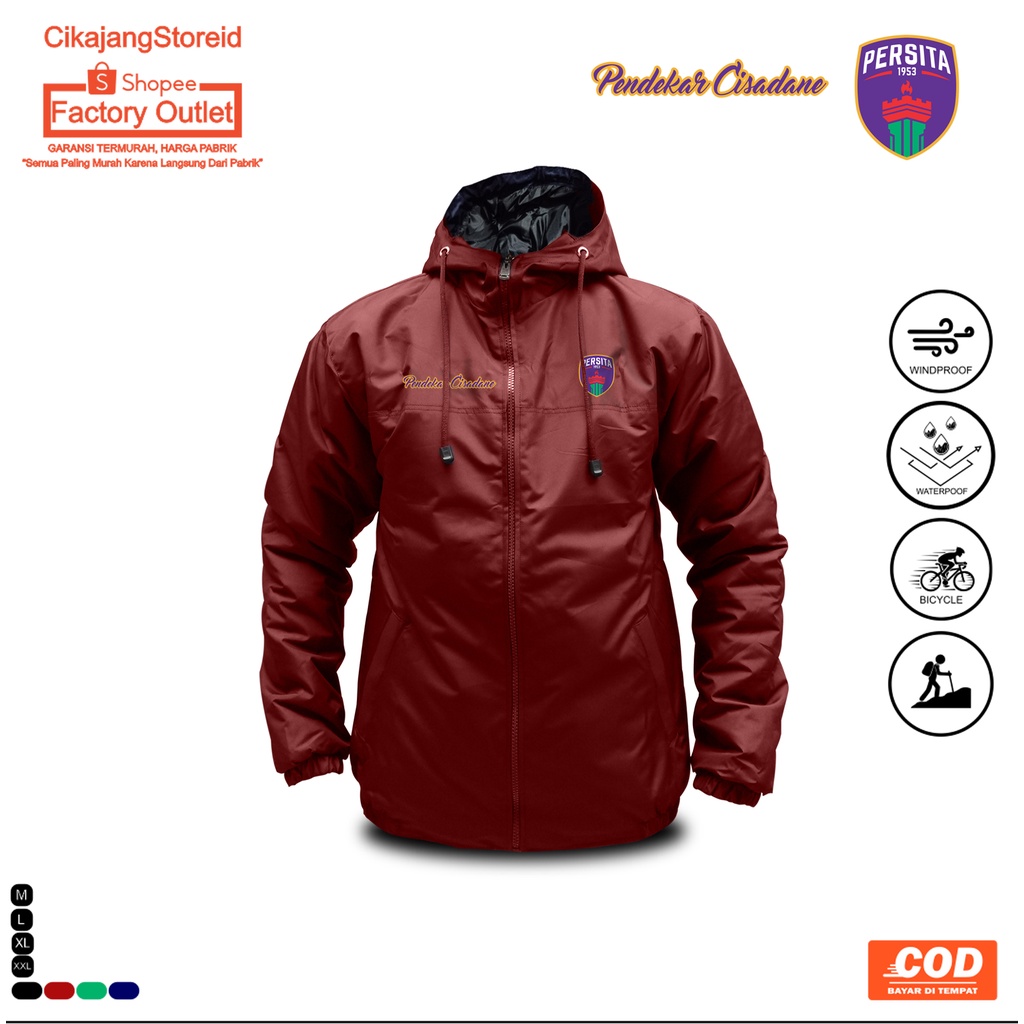 Jaket Pria Barn Jaket Persita Jaket (BISA CUSTOM JAKET DAN LOGO ) Jaket Pria Terlaris Jaket Parasut 
