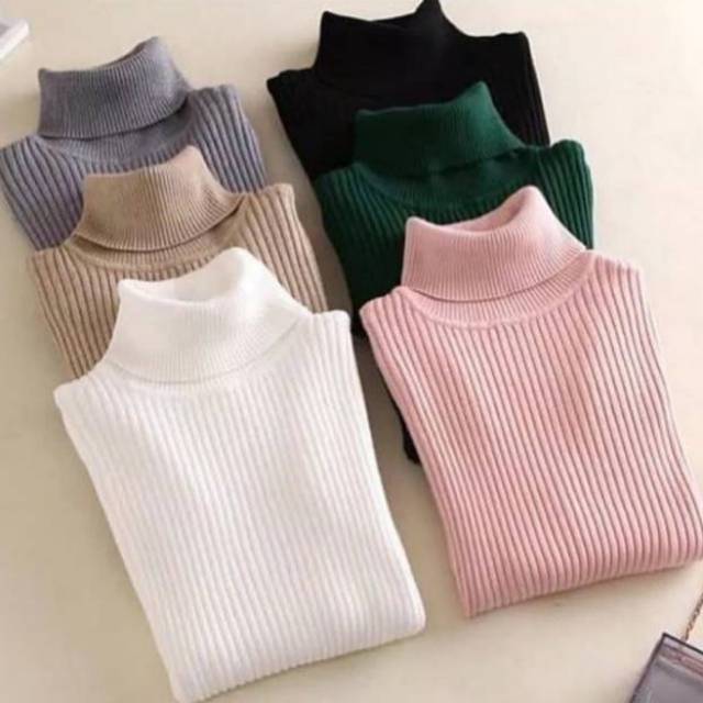 TURTLE NECK lengan pendek || top best seller