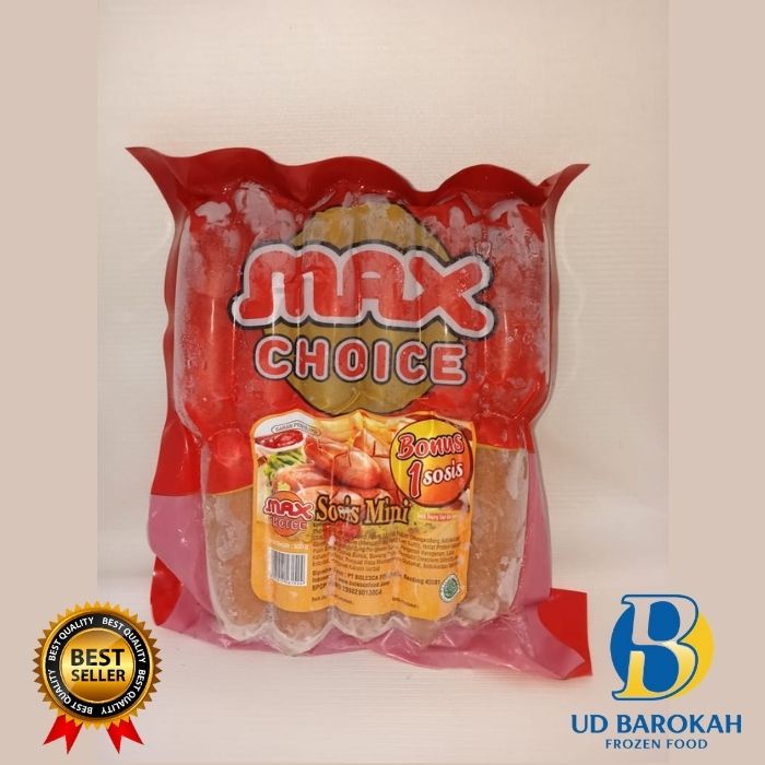 

Promo !! MAX CHOICE SOSIS SAPI MINI 500GR .