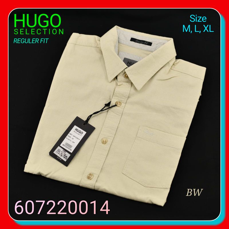 Kemeja Kasual Pria Hugo Selection 607220014 Lengan Pendek