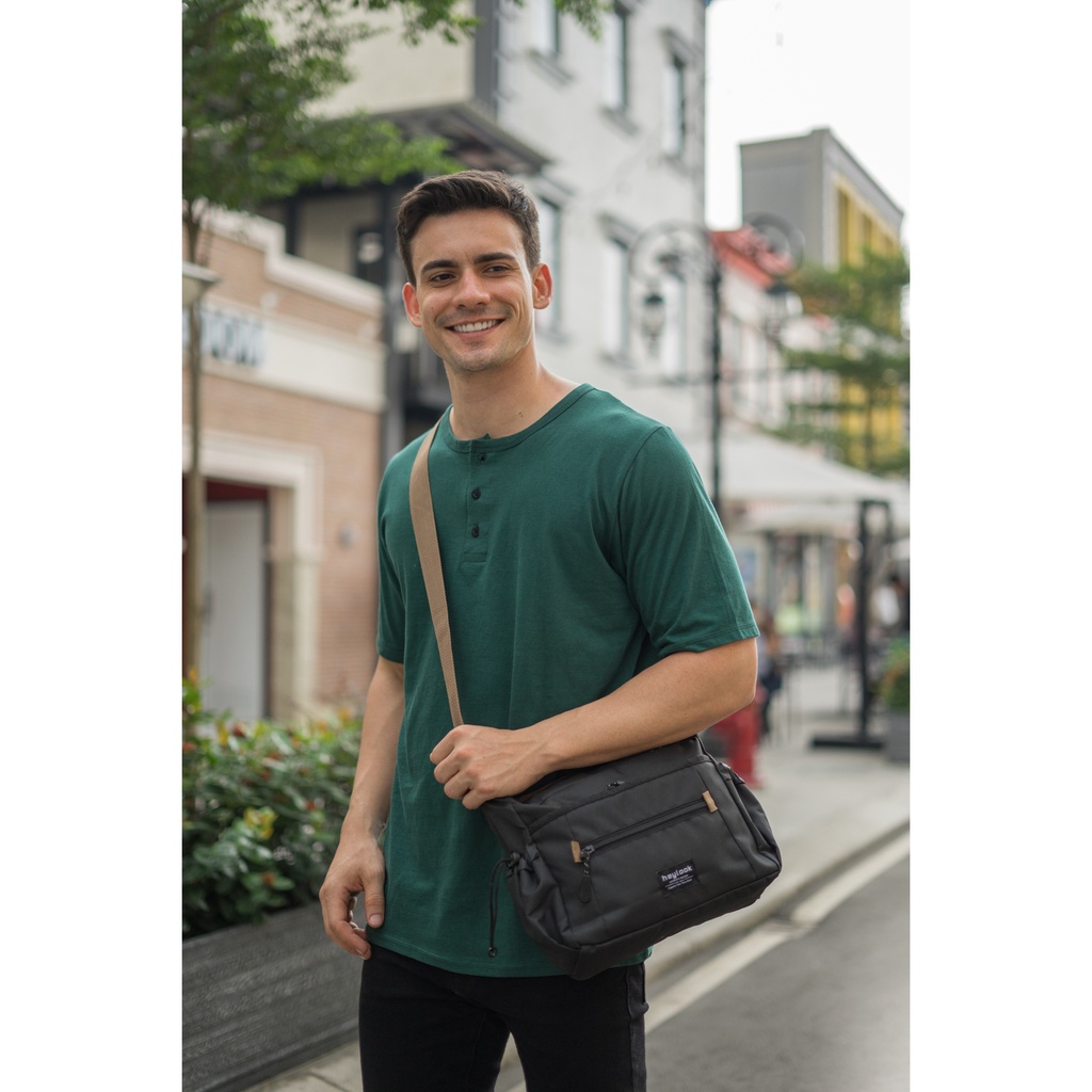 HEYLOOK Project - Tas Selempang Pria BROKLYN Tas Pria Dsitro Tas Slempang Cowok Murah