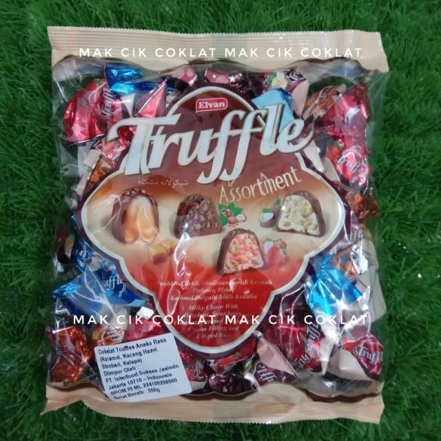 

Elvan Truffle 500g Coklat truffle campur Buatan turki