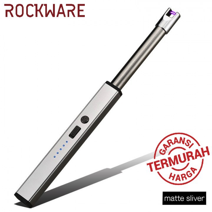 ROCKWARE Electric Kitchen BBQ Arc Flameless Lighter USB Rechargable