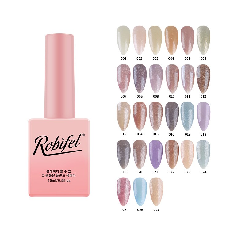 Robifel Hight Gloss Gel Polish Soak off UV/LED 15ml