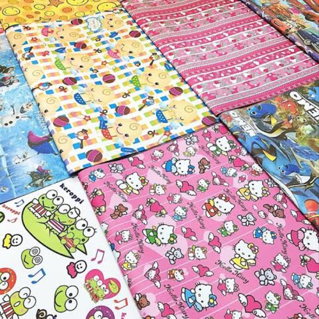

Tambahan packing kertas kado