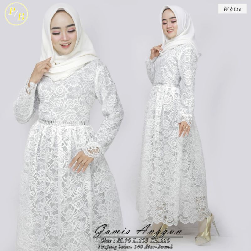 GAMIS PESTA - KEBAYA BRUKAT - GAMIS ANGGUN - BY PB