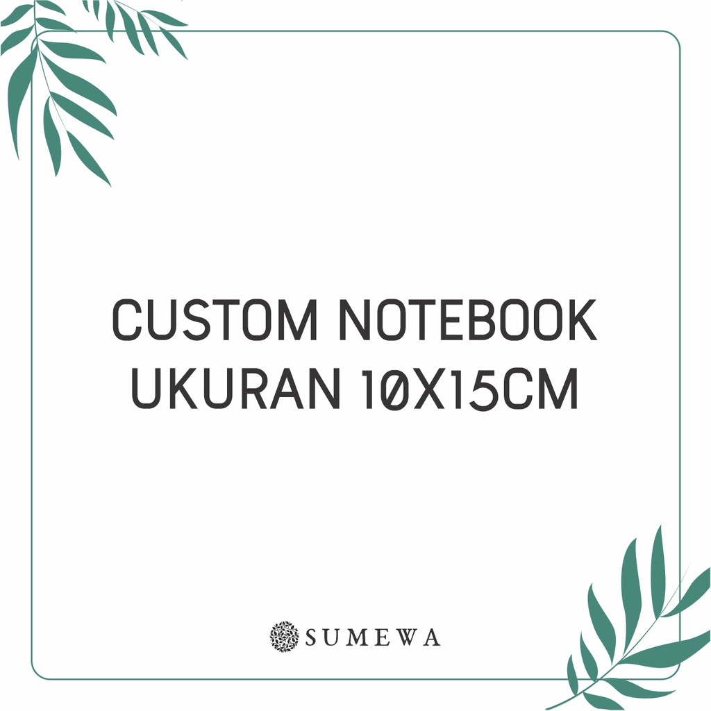 

Custom Notebook / Buku Notes / Buku Tabungan / Agenda / Diary Ukuran 10x15cm