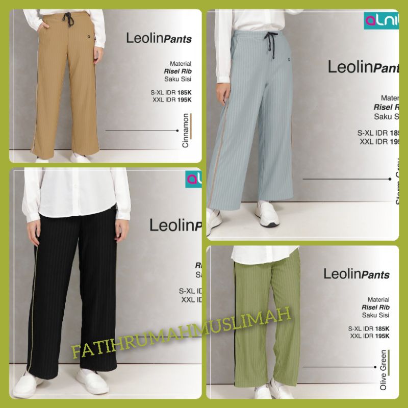 ALNITA // NEW / TERBARU / LEOLIN PANTS / LEOLIN PANTS / KULOT ALNITA / ALNITA / KULOT / CELANA / ALN