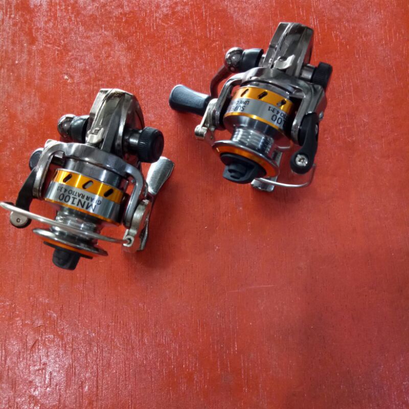 Reel Pancing Mini 100 Spinning Fishing 100 reel super mini reel terkecil