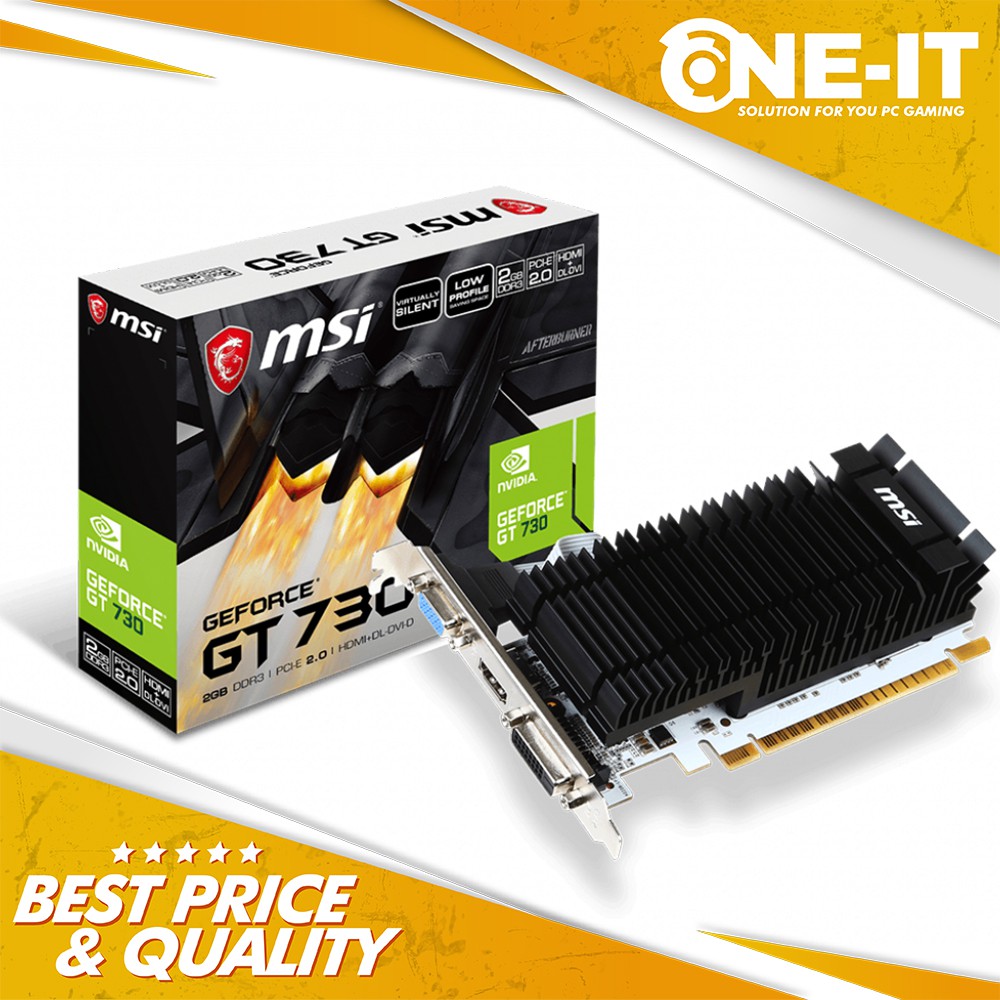 VGA MSI GT 730 2GB DDR3 N730K 2GD3H LP