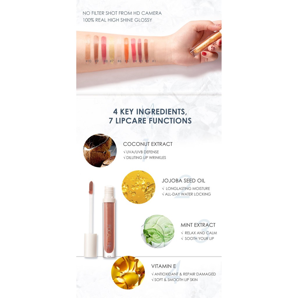 Focallure Plumpmax Lip Gloss Focallure Lipgloss Focallure Lipstick glossy Focallure Lipstick Focallure Lipstik Focallure Fucallure Focalure Focallur
