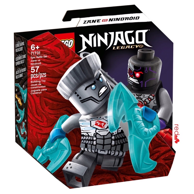 LEGO 71731 Ninjago Epic Battle Set – Zane vs. Nindroid