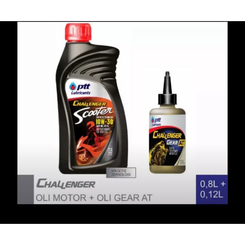 PTT Challenger Oil Scooter Free Gear Oil AT