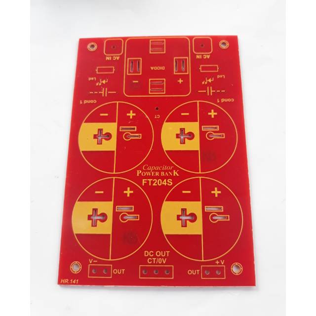 PCB Power supply 4 Elco capassitor elko