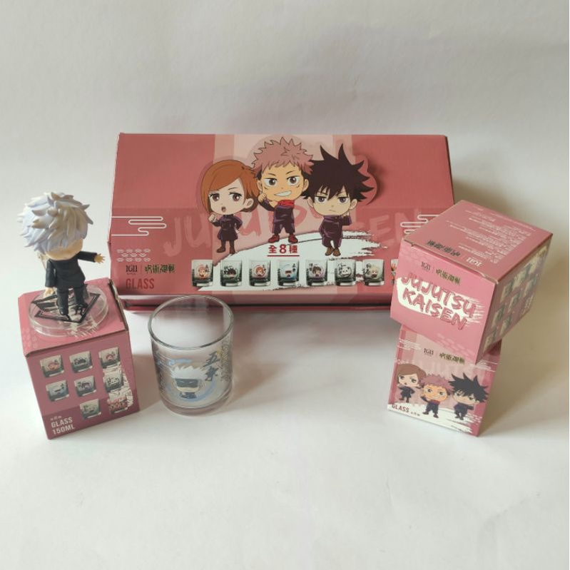 Gelas kaca/Blind Glass Spesial Jujutsu Kaisen Merchandise Limited Edition 1011Siptea