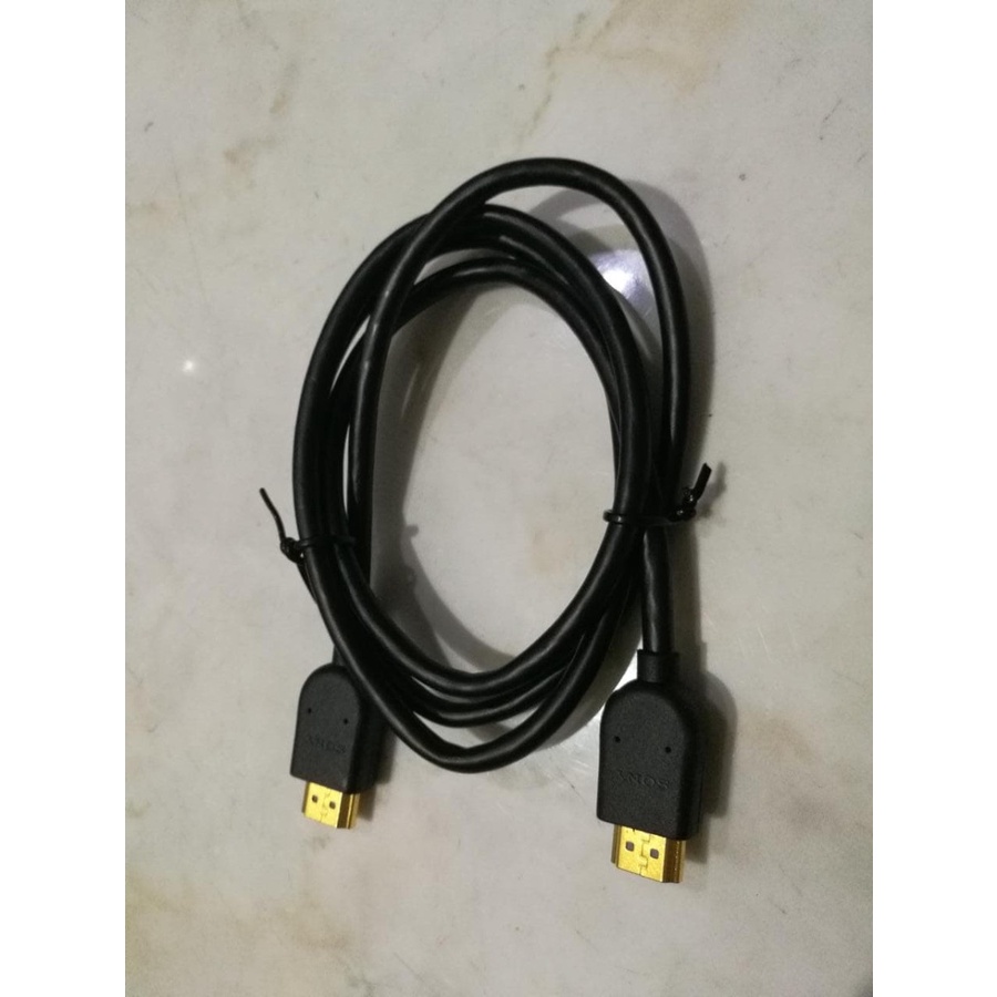 Kabel HDMI SONY Male - Male 1.2m Gold Plated versi 1.4 14436