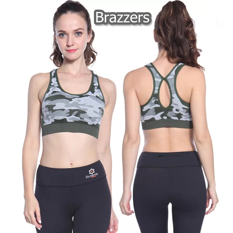 Bh Sport Bra Olahraga Gym Fitness Fitnes Jogging Senam Aerobic Wanita Aerobik Remaja Busa Tanpa Kawa