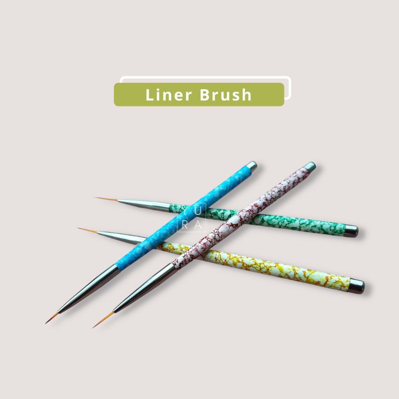 Brush Liner Drawing Kutek Gel Nail Art Marble (NP-39)