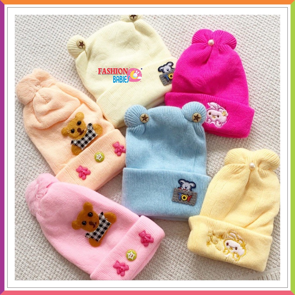 ❤ Fashionbabies ❤ TOPI BAYI IMPOR / KUPLUK BAYI / TOPI RAJU BAYI BARU LAHIR