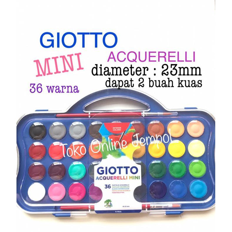 

Stok Baru! 36 Warna Giotto Acquerelli Mini Cat Air 23Mm 352700 Cake Atk1019Gt Terpercaya