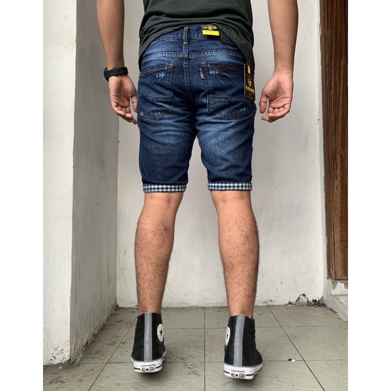 CELANA PENDEK JEANS SOBEK BLACK VIPER CELANA IMPORT SOBEK PRIA TERBARU TERMURAH KOREAN STYLE COD