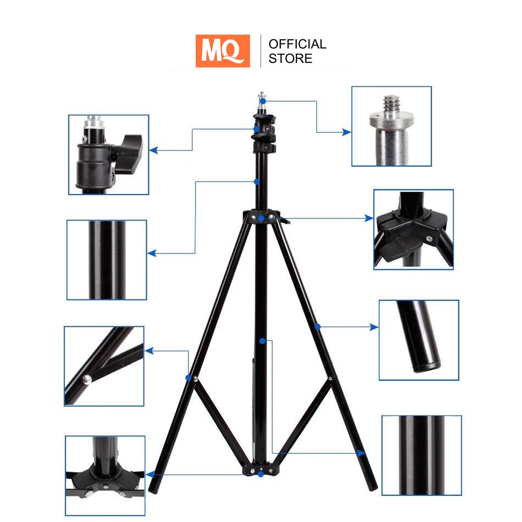 MQ TRIPOD HANDPHONE hp u holder Kaki Stabilizer 1.6m Meter 2.1meter/ tripod hp meja 3110A-3120