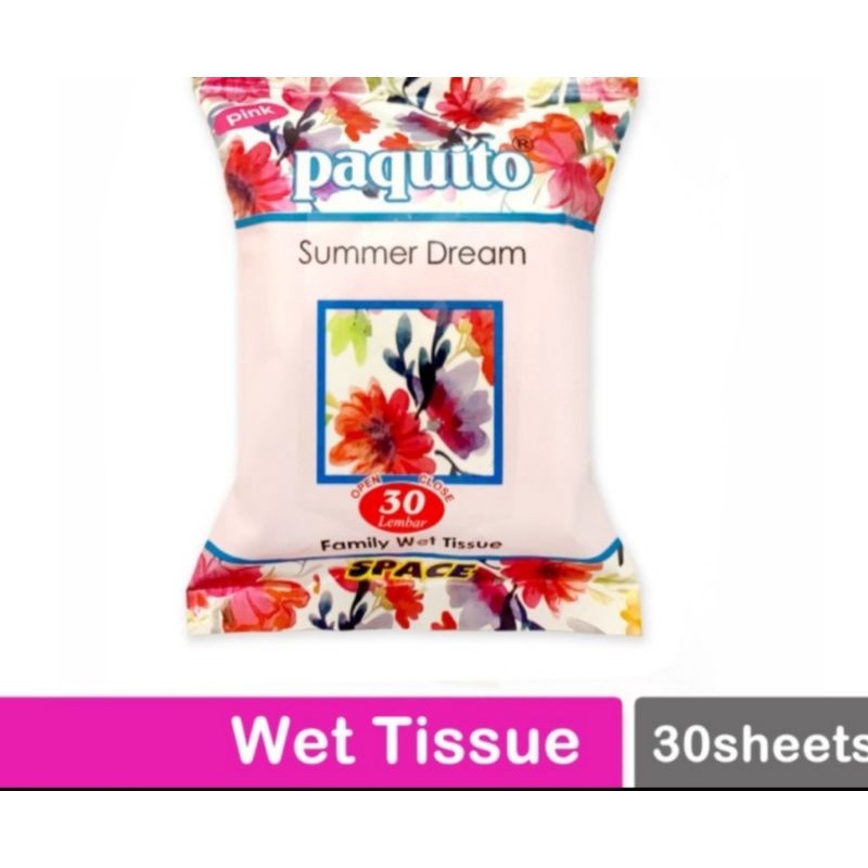 Paquito Tissue Basah Isi 30 Sheet Paquito