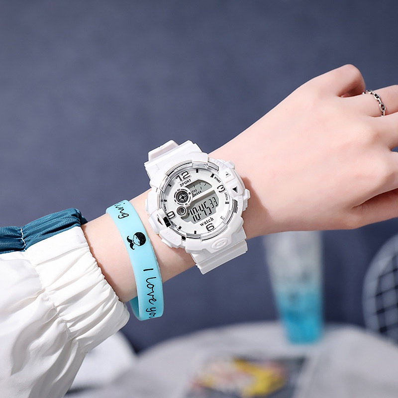 Jam Tangan Wanita A0138 Sports Waterproof Digital Watch