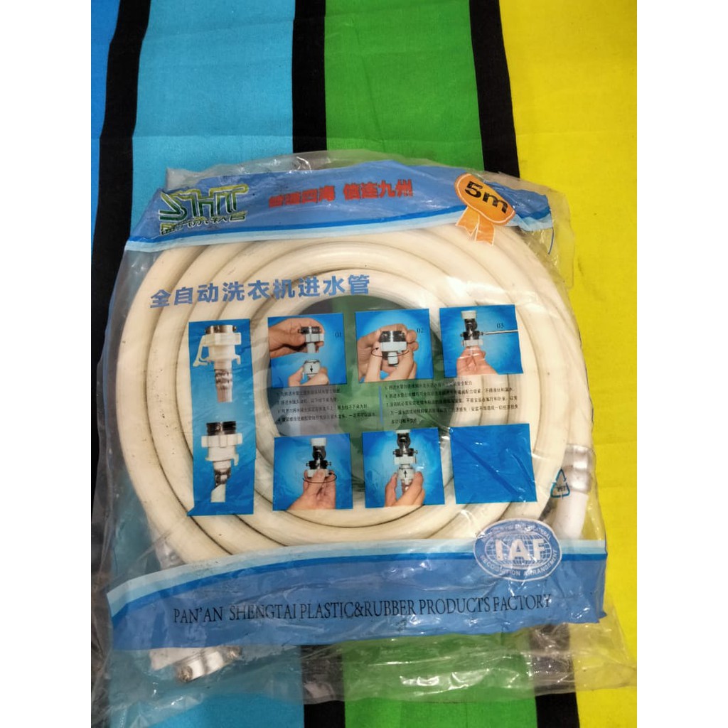 Selang In-Let Mesin cuci 1 Tabung 5 Meter