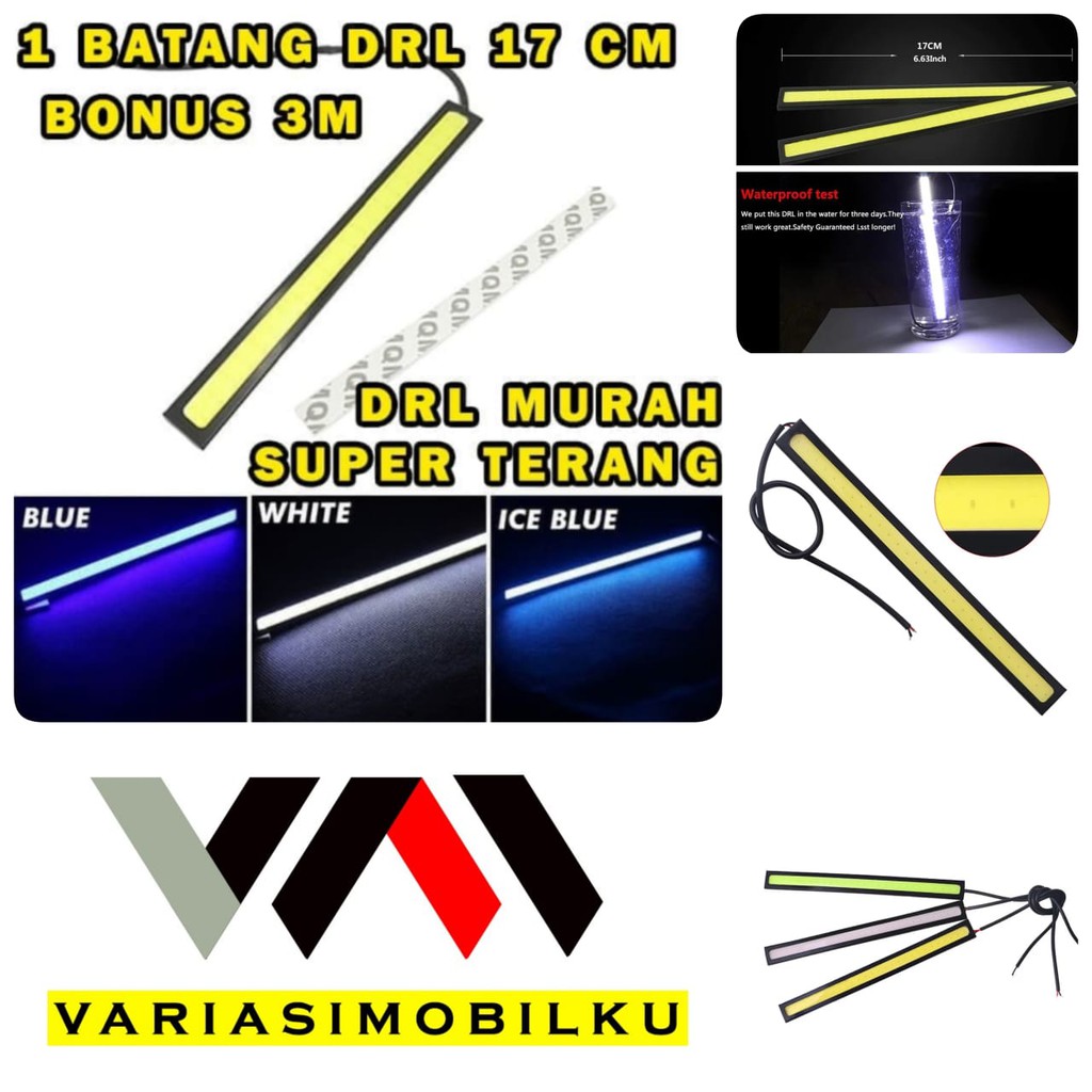 LAMPU LED DAY TIME RUNNING LIGHT DRL 17 CM COB SATUAN LAMPU LED DAY TIME RUNNING LIGHT DRL 17 CM COB SATUAN