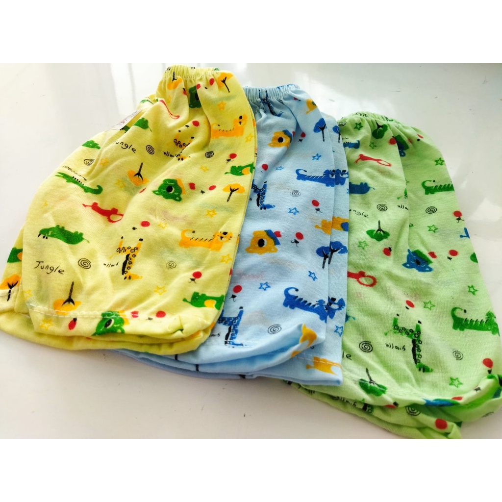 Bonza Celana Pendek Motif JUNGLE Tindas 0-12bln